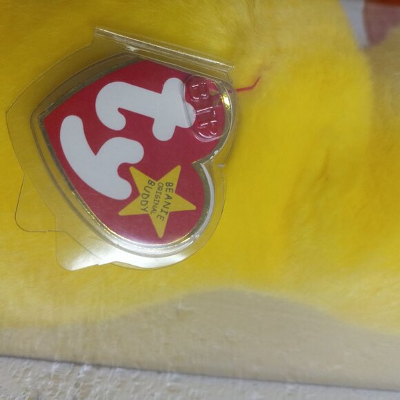 Ty Beanie Buddy Wingless Quackers Plush Duck New Authenticated Museum Quality - Picture 6 of 7